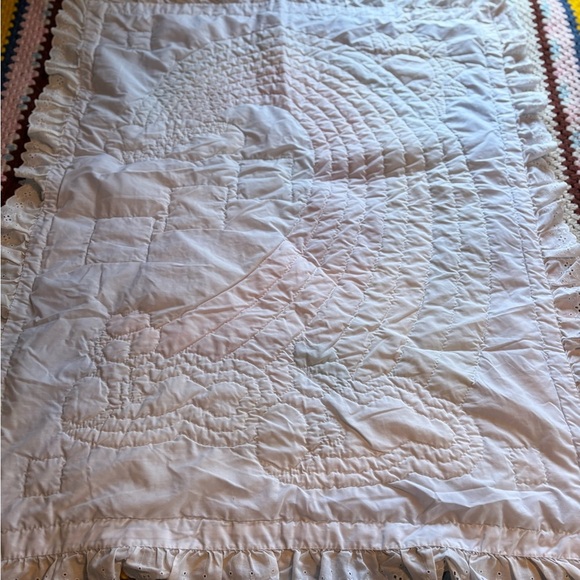 Vintage Rainbow Baby Blanket - Picture 5 of 7